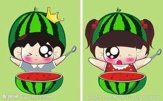 梦见吃瓜男孩图片,瓜田里的神秘男孩